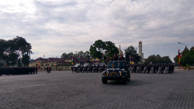 Kapolri Jenderal Tito Karnavian saat HUT Brimob ke 71 