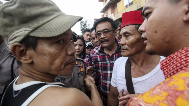 Kampanye Djarot Saiful HIdayat di Karanganyar, Jakarta.