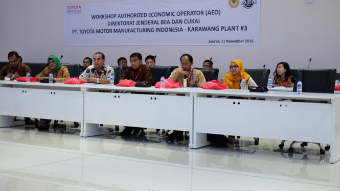 Client Manager AEO Bea Cukai Kunjungi Pabrik Toyota di Karawang Jawa Barat