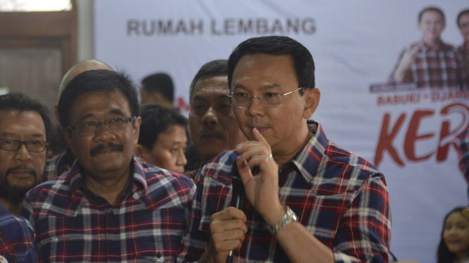 Gubernur DKI Jakarta nonaktif Basuki T Purnama alias Ahok.