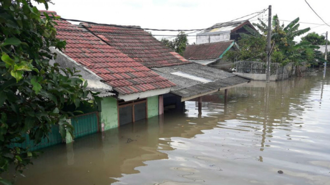 Perumahan Total Persada banjir 1,5 meter
