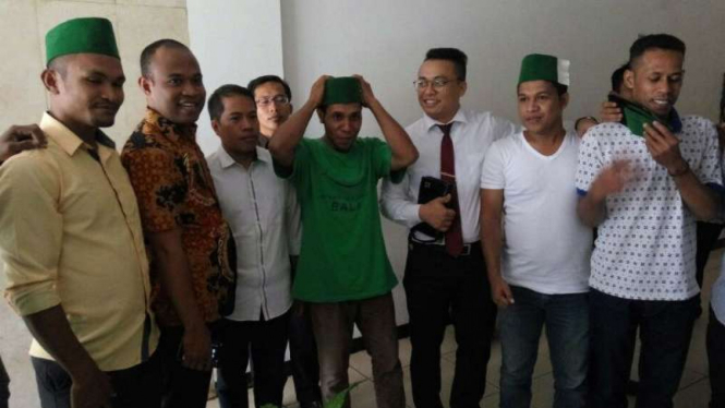 Empat kader Himpunan Mahasiswa Islam (HMI) ditangguhkan penahanannya.