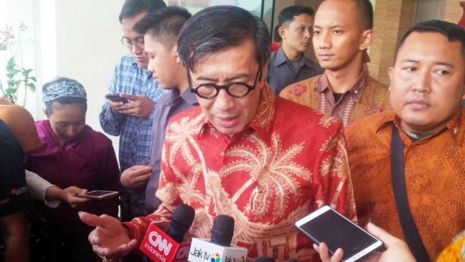 Menteri Hukum dan Hak Asasi Manusia, Yasonna H Laoly.