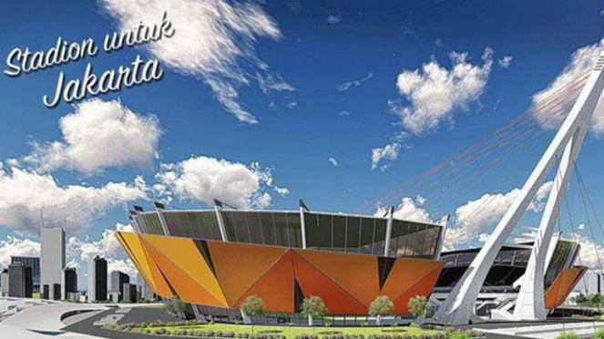Stadion yang dijanjikan pasangan Anies Baswedan-Sandiaga Uno.