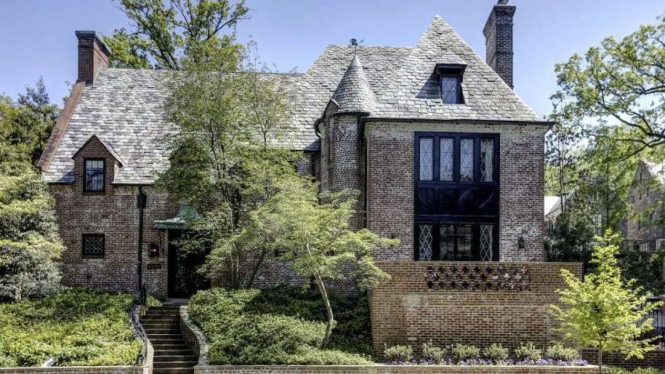 Tampak depan rumah sewaan Obama