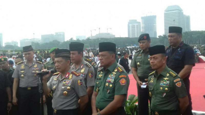Panglima TNI Jenderal Gatot Nurmantyo dan Kapolri Jenderal Tito Karnavian