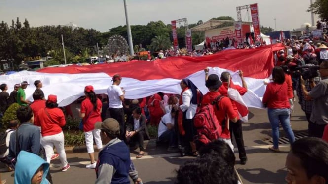 Parade Bhineka Tunggal Ika di Jakarta.