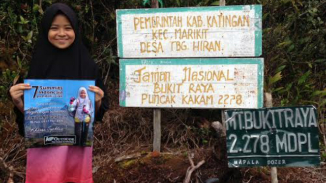 Khansa Syahlaa, pendaki cilik tujuh summits Indonesia