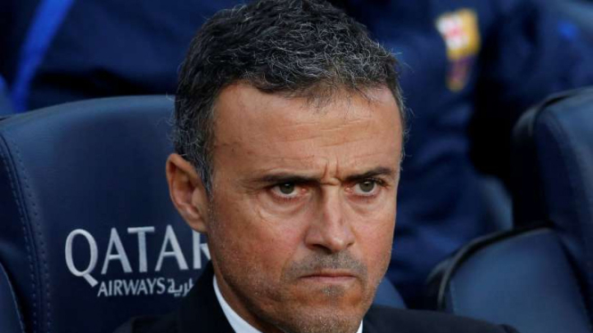 Eks pelatih Barcelona, Luis Enrique.