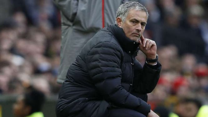 Manajer Manchester United, Jose Mourinho.