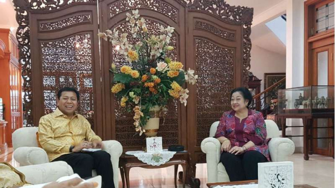Megawati Soekarnoputri dan Setya Novanto