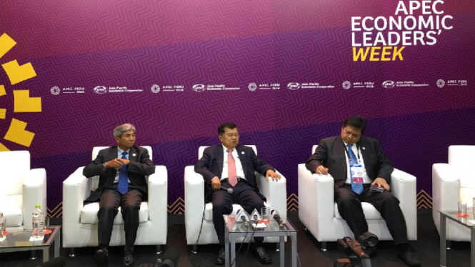 Wapres Jusuf Kalla dalam APEC Economic Leaders