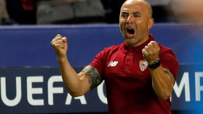 Pelatih Argentina, Jorge Sampaoli.