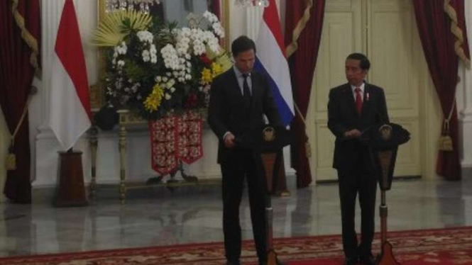 Presiden Jokowi dan Perdana Menteri Rutte