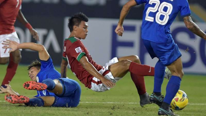 Pemain Timnas Indonesia, Lerby Eliandry, di Piala AFF 2016