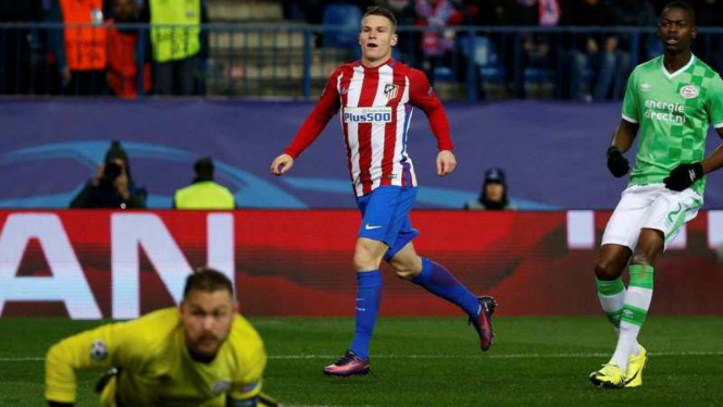 Striker Atletico Madrid, Kevin Gameiro.