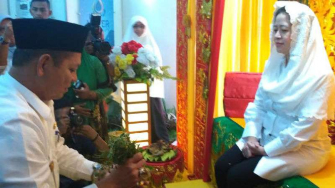 Menko PMK Puan Maharani tiba di Banda Aceh untuk membuka City Sanitation Summit 