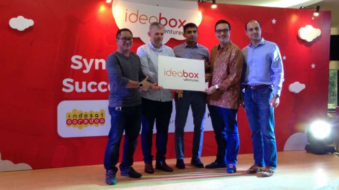 Peluncuran Ideabox Ventures oleh Indosat, Mountain Partners, dan Kejora, untuk menjaring start up Indonesia. Program ini akan menawarkan dana investasi hingga Rp6,7 miliar, Kamis (24/11/2016)