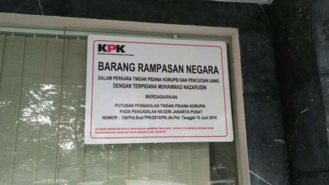 Jaksa KPK sita ruko milik terpidana kasus korupsi Muhammad Nazaruddin