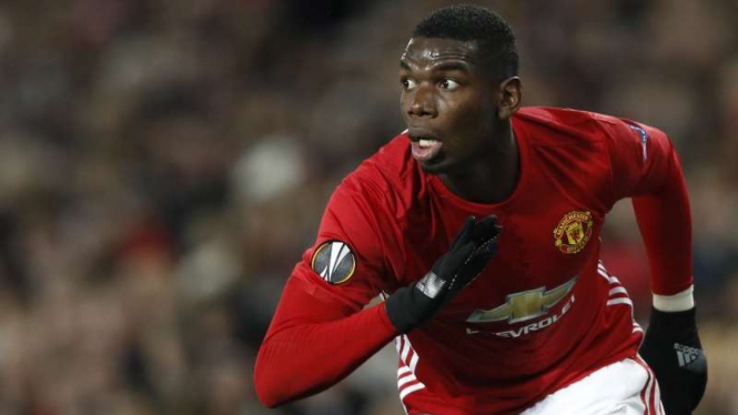 Gelandang Manchester United, Paul Pogba