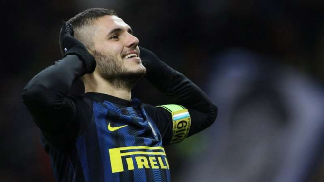 Penyerang Inter Milan, Mauro Icardi