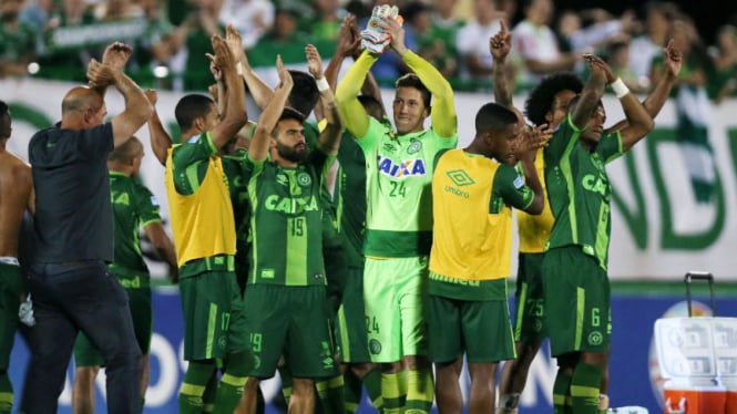 Skuat Chapecoense di Copa Sudamericana.