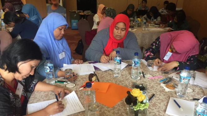 Suasana Pelatihan Pre Workshop Hari Pertama di Hotel Padma Bandung.