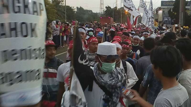 Massa Aksi Bela Islam III long march dari Depok, Jawa Barat