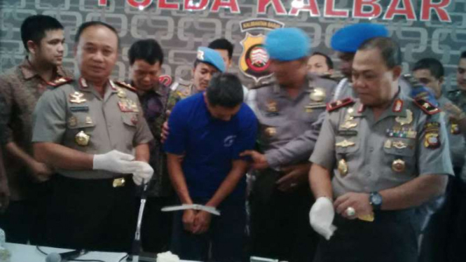 Barang bukti narkoba disita aparat TNI di perbatasan RI-Malaysia