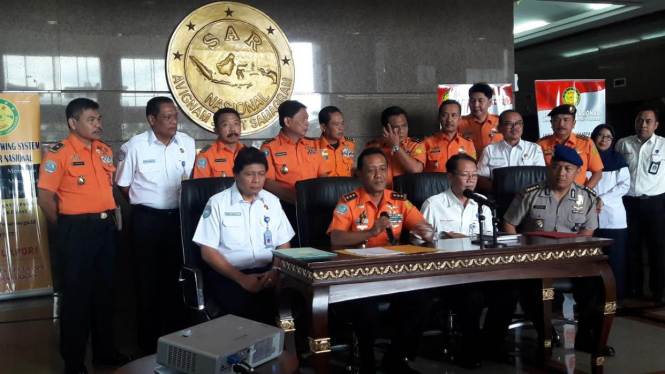 Basarnas gelar konferensi pers pesawat Polri