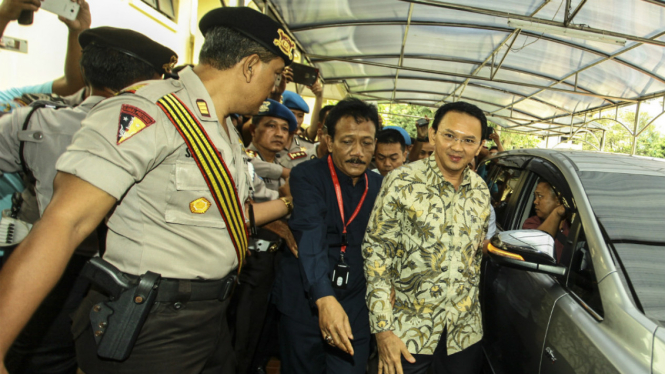 Gubernur DKI Jakarta non Aktif Basuki Tjahaja Purnama atau Ahok.