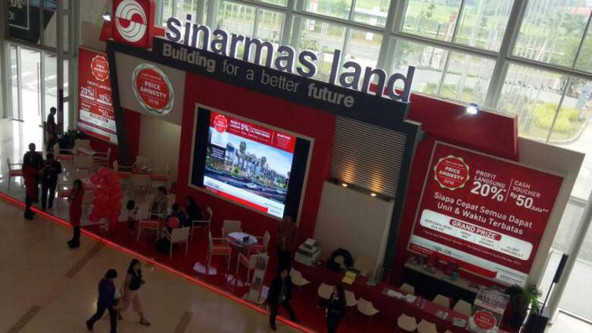 Stand Sinar Mas Land, di ICE BSD