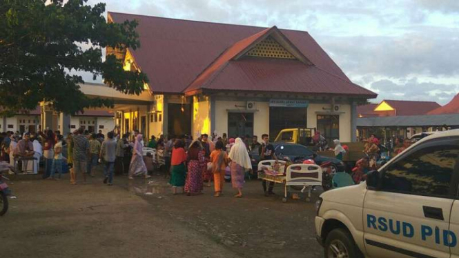 Suasana RS Pidie Aceh, pascagempa bumi, Rabu, 7 desember 2016
