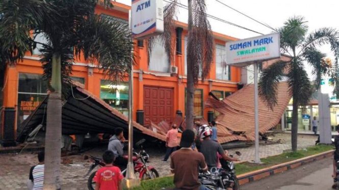 Kondisi di sebagian wilayah di Aceh pasca gempa 6.4 SR