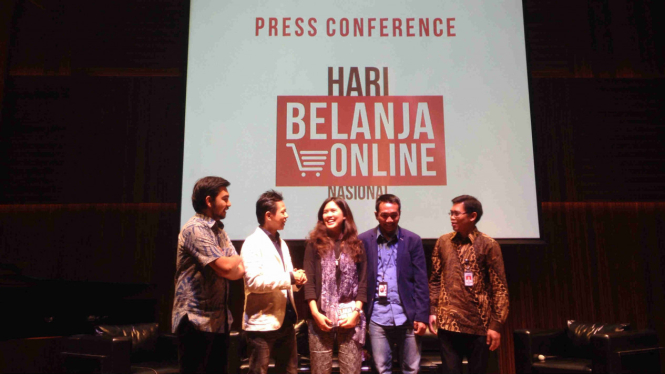 Konferensi pers Hari Belanja Online Nasional 2016. perhelatan Harbolnas, yang menawarkan beragam diskon dari sejumlah produk lewat transaksi di Internet. Program ini dilaksanakan selama tiga hari, atau selama 12-14 Desember 2016.

