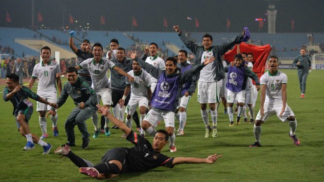 Timnas Indonesia melaju ke final usai kalahkan Vietnam.