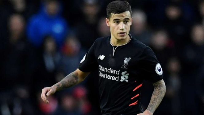 Gelandang serang Liverpool, Philippe Coutinho