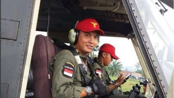 Lettu Cpn Yohanes Syahputra, pilot Heli Bell 412 yang ditemukan selamat setelah hilang selama dua pekan di pedalaman hutan Kalimantan, Kamis (8/12/2016)