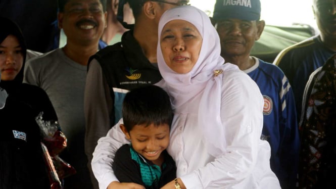 Aksi Trauma, Mensos Hibur Anak-anak Korban Gempa