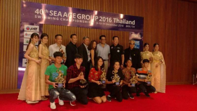 Kontingen Indonesia di SEA AGE Group Championship 2016