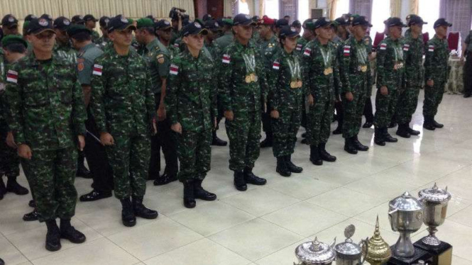 Kontingen TNI AD juara umum lomba menembak ASEAN di Filipina