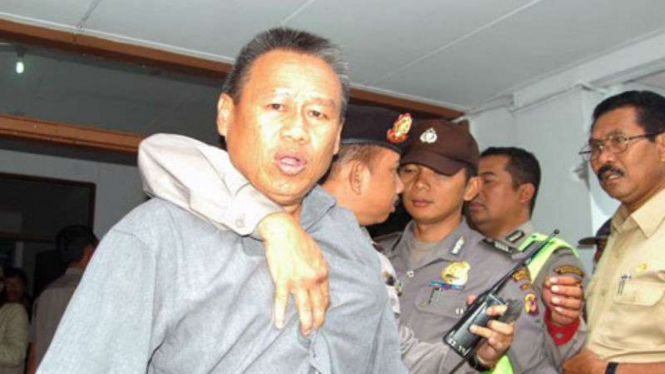Dedi Sugarda, terdakwa pembakaran kantor Kejati Jawa Barat