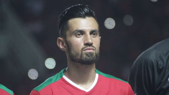 Pemain Timnas Indonesia, Stefano Lilipaly, di Piala AFF 2016