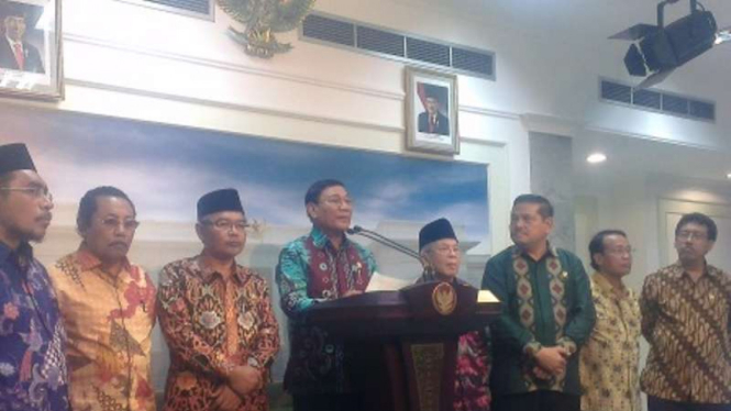 Pimpinan DPD usai bertemu Presiden Jokowi