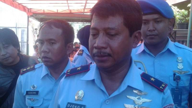  Komandan Pangkalan Udara Abduraham Saleh, Marsma TNI H. RM. Djoko Senoputro.