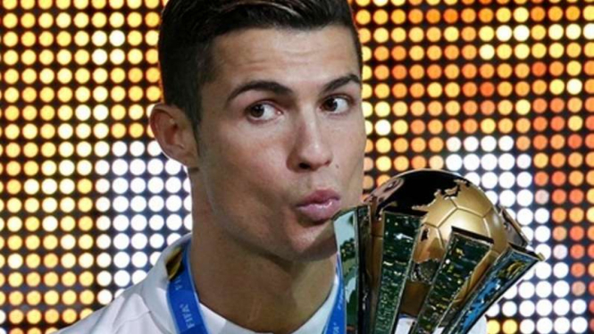 Megabintang Real Madrid, Cristiano Ronaldo rayakan gelar Piala Dunia Klub