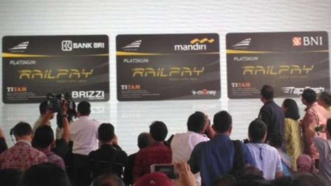 Peluncuran kartu multifungsi RAILPAY milik PT KAI