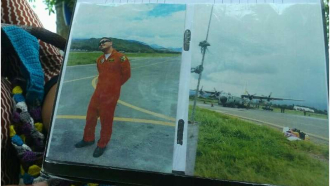 Mayor Penerbang Marlon Ardiles Kawer, pilot pesawat Hercules C-130 yang terjatuh di pegunungan Papua, Minggu (18/12/2016). Foto ini menampilkan sosok Marlon semasa hidupnya, Selasa (20/12/2016)