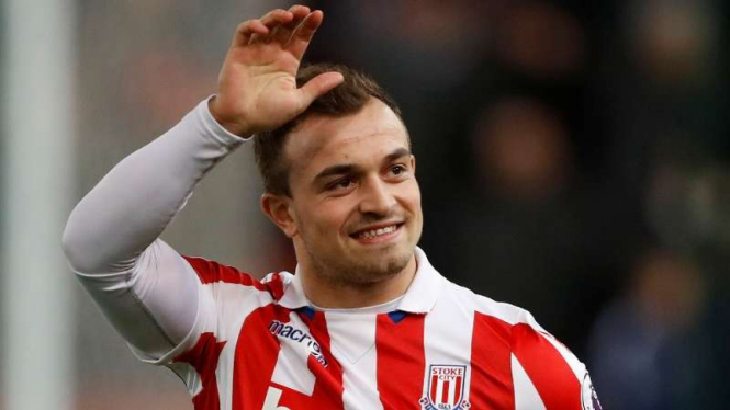 Xherdan Shaqiri, pemain Stoke City