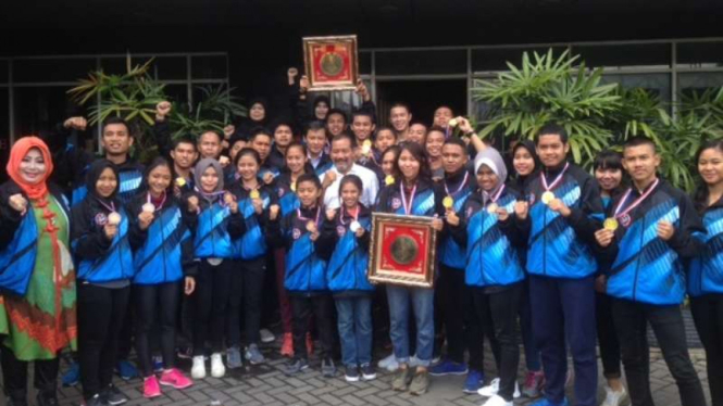 Tim karate Indonesia runner up di Kejuaraan Karate ASEAN-Japan 